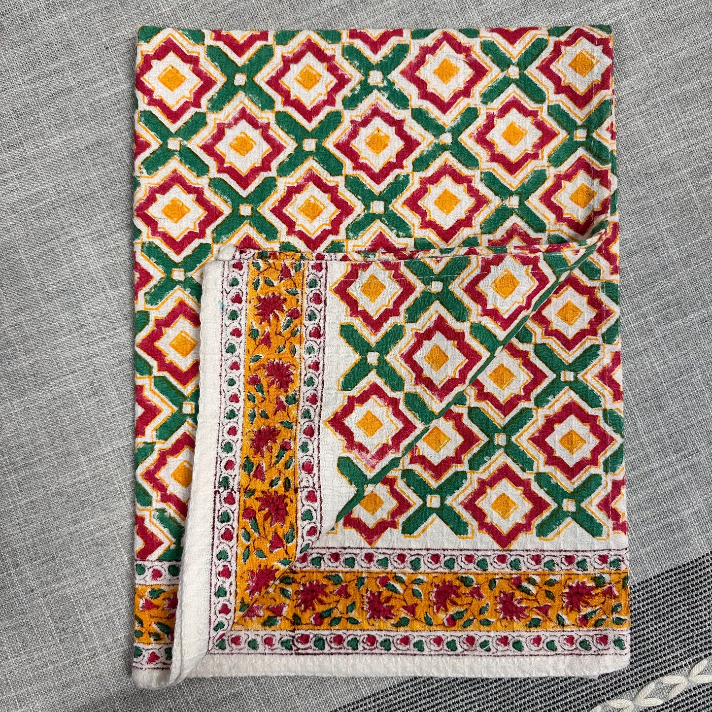 Set of 2 Kitchen Towels - Diamonds