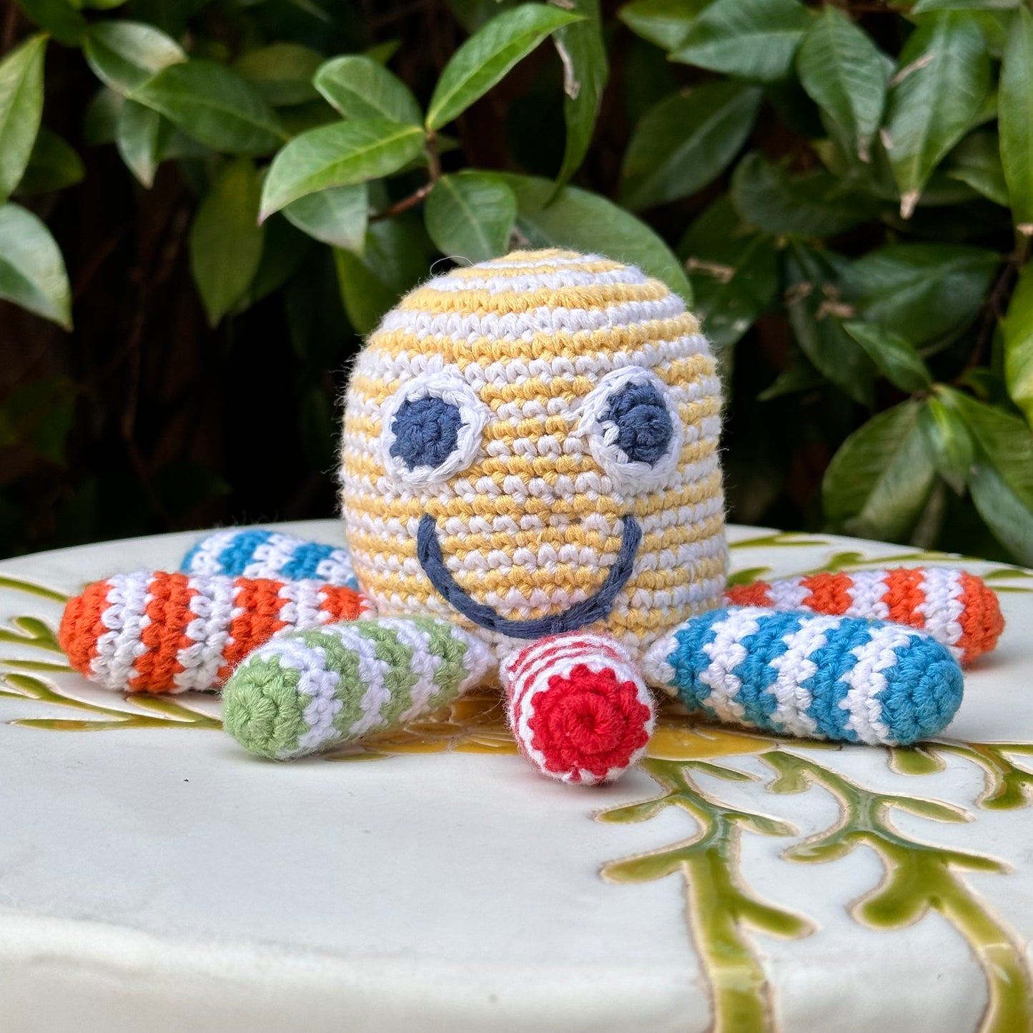 Rainbow Octopus Rattle